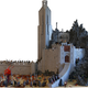 Illustration for article titled emThis/em is how you make Helms Deep out of LEGO